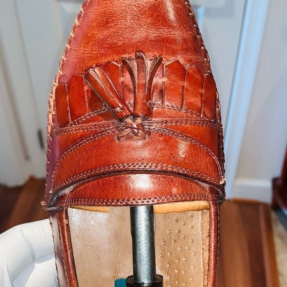 Claybrooke Leather Tassel Loafers. - Picture 9 of 14